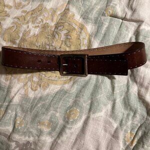 Vintage PRADA Womens Wide Leather Belt